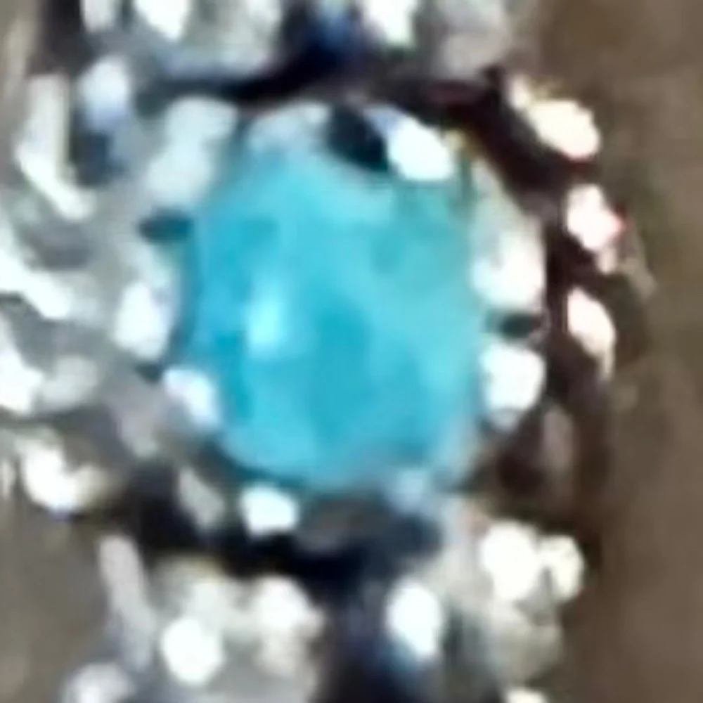 925 - Navajo crafted Sleeping Beauty Blue Turquoise. 3 round stones each earring - Picture 6 of 12